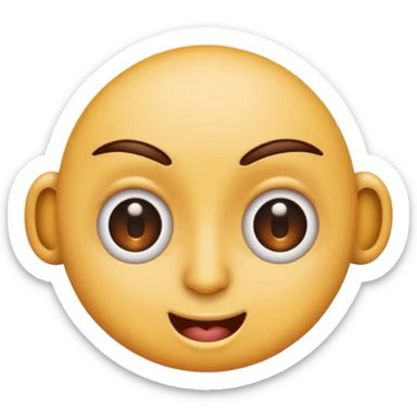 Twitching eye emoji sticker