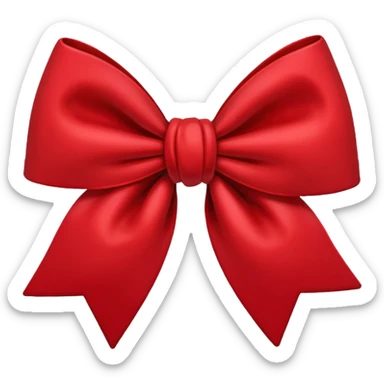 Christmas bows sticker