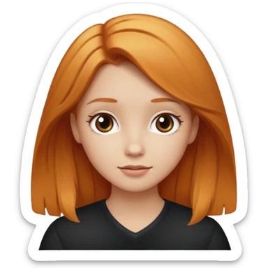 Make one girl with blonde hair and a second girl with ginger hair and one with brown hair  sticker