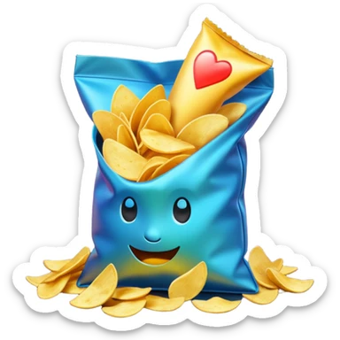chips bag sticker