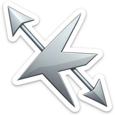 flecha para esquerda sticker