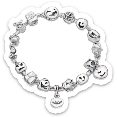 Pandora jewelry bracelet sticker