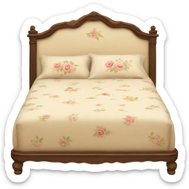 vintage aesthetic bed sticker