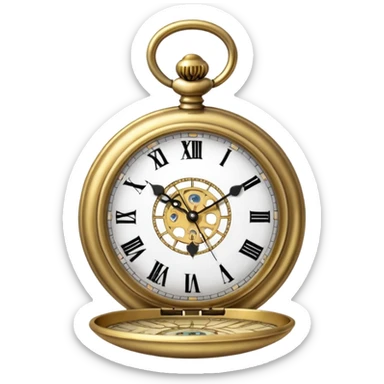 pocket watch sticker