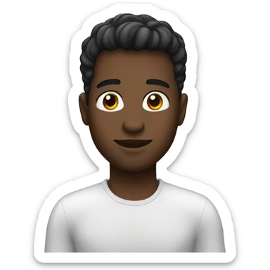 Gay black man sticker