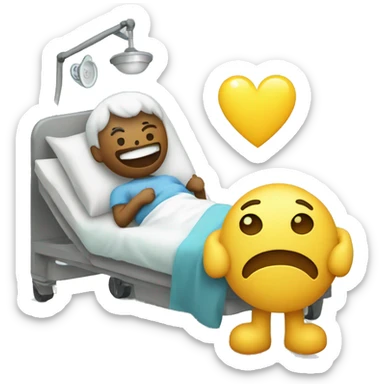 Get well soon sticker