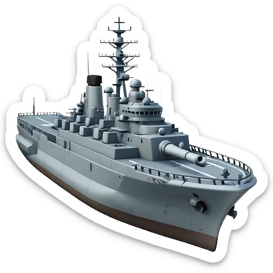 stwórz ikone Pancernika  jak z gry world of warships sticker