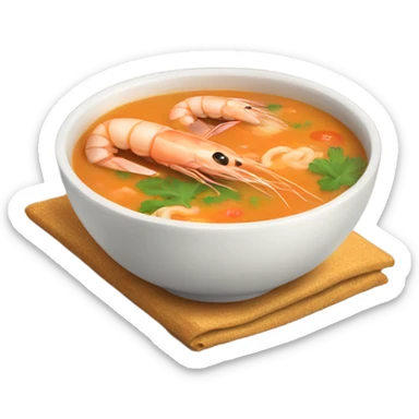 shrimp soup sticker