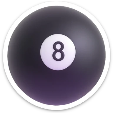 magic 8 ball sticker