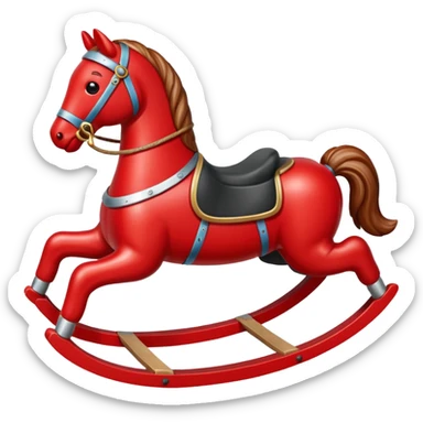 red Rocking Horse sticker