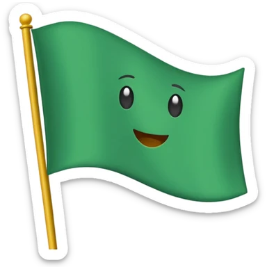 🚩 turn this into green sticker