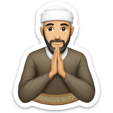 Muslim, praying rug sticker
