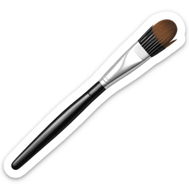 lash and brows done with a eyebrow brush without a women sticker