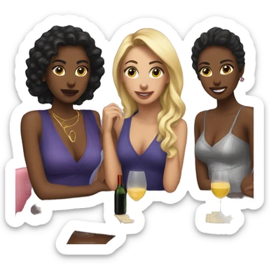 Girls night out  sticker