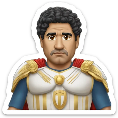 Maradona-dressed-as-a-Roman-emperor sticker