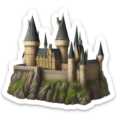 hogwarts castle sticker