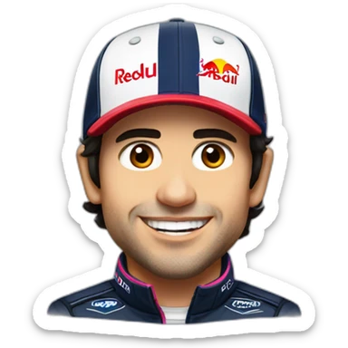 redbull F1 Sergio perez sticker