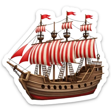 Pirate Ship Ride sticker