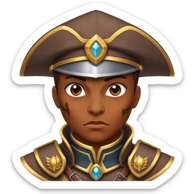 A mutant warden sticker