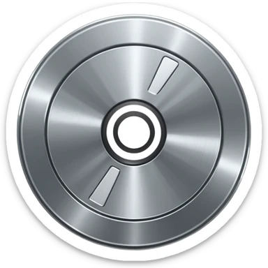 movie strip disk sticker