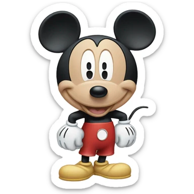 Mickey mouse sticker