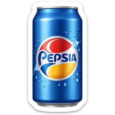 can of pepsi zero sugar the black one sticker