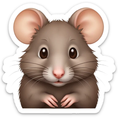 cute rat sticker