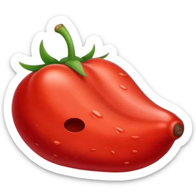 Un montoncito de remolacha picada sticker