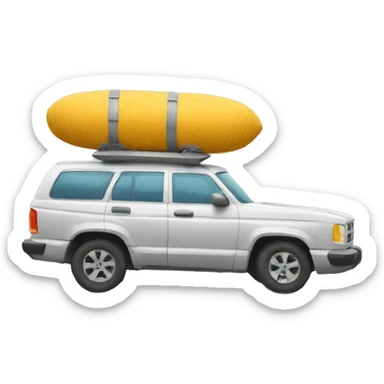 Cross-country roadtrip sticker