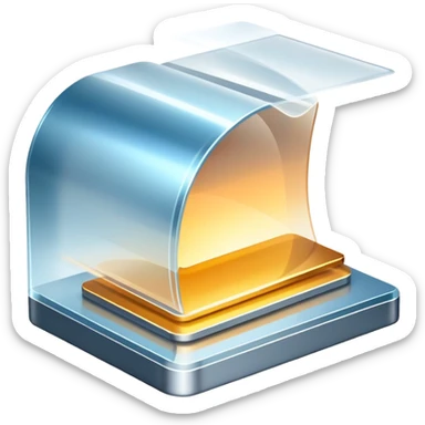 Nanoscale thin film layers of metal and dielectric with propagating light waves sticker