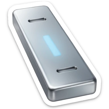 silver bar sticker