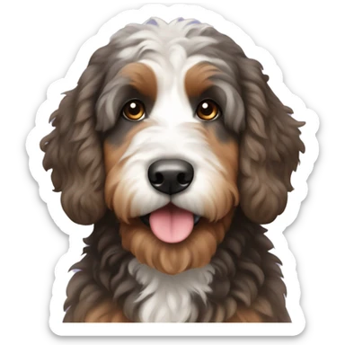 bernedoodle sticker