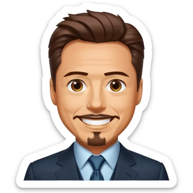 Tony stark sticker