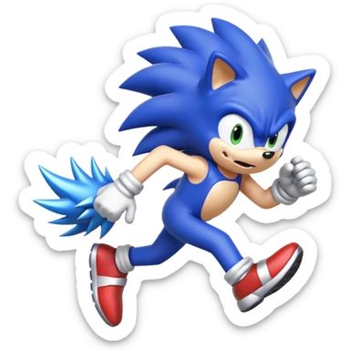 Sonic the hedgehog sticker