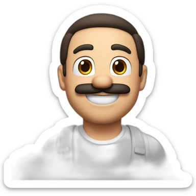 Memoji of Mario sticker