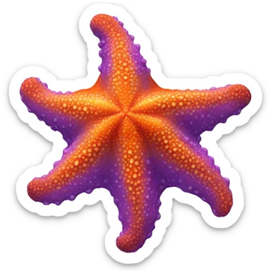Starfish sticker