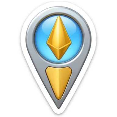 Maps pin normal without any smiley faces sticker