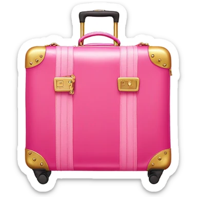 Pink juicy couture luggage  sticker