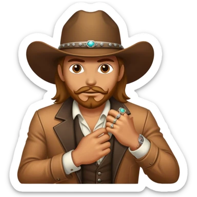 Outlaw & wedding ring sticker