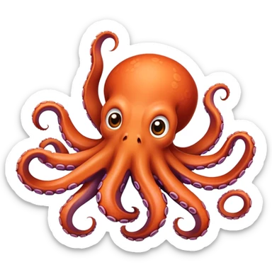 octopus for kids age 5-10 sticker