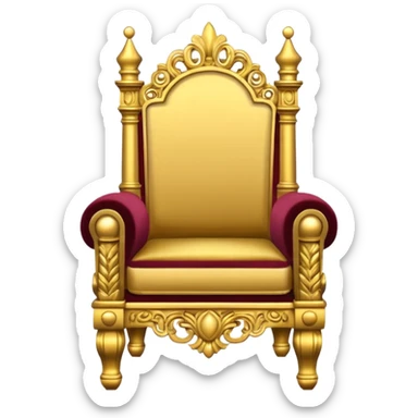 empty throne sticker