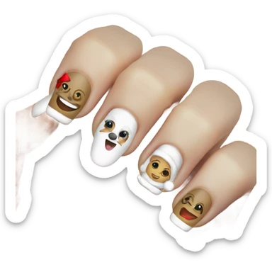 Xmas nails sticker