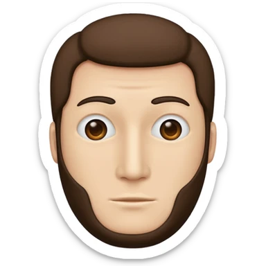 a man without a face icon sticker