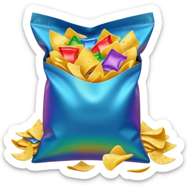 chips bag sticker