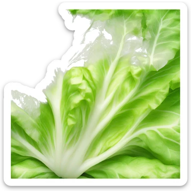  slice of iceberg lettuce sticker
