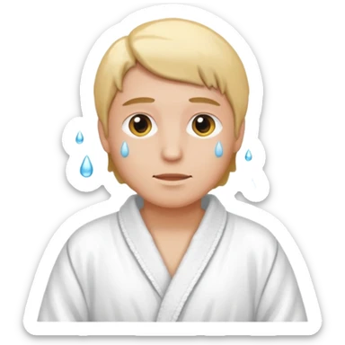 Person in bathroom sticker