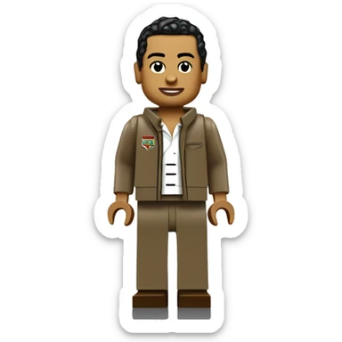 LEWIS HAMILTON lego full body sticker