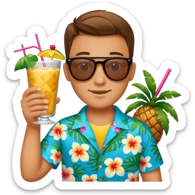 I am feeling free from work obligations and ready to go on vacation  sticker