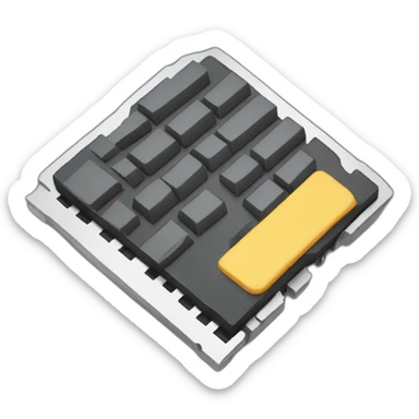 Random access memory sticker