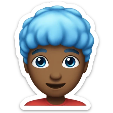 Meia de Natal azul sticker